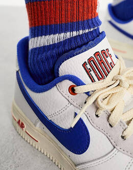 Nike: Синие кроссовки  Air Force 1