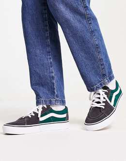 Vans: Зелёные кроссовки Sk8 Low