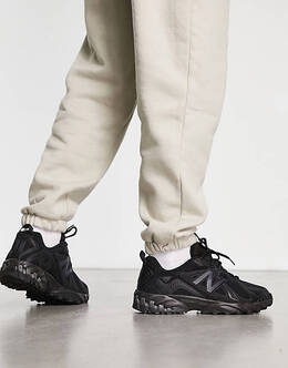 New Balance: Чёрные кроссовки 