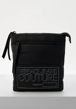 Versace Jeans Couture: Чёрная сумка