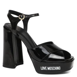 Love Moschino: Чёрные босоножки 