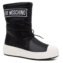 Love Moschino: Чёрные ботинки 