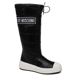 Love Moschino: Чёрные ботинки 