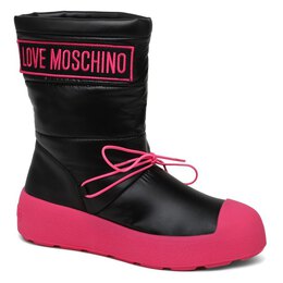 Love Moschino: Чёрные ботинки 