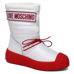 Love Moschino: Белые ботинки 