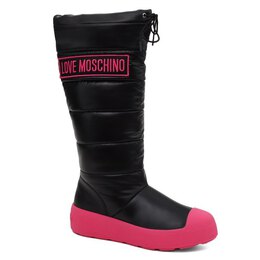 Love Moschino: Чёрные ботинки 