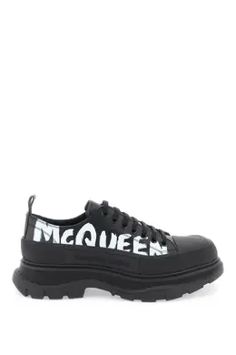 ALEXANDER MCQUEEN: Белые кроссовки  Tread Slick