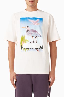 Heron Preston: Хлопковая футболка Censored