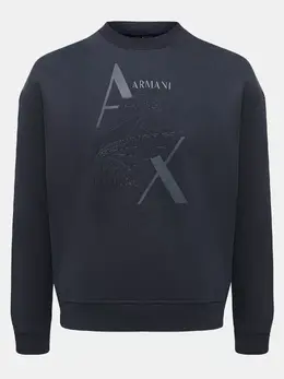 Armani Exchange: Тёмный свитшот 