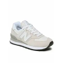 New Balance: Серые кроссовки  574