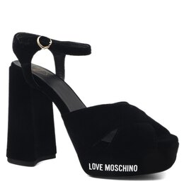 Love Moschino: Чёрные босоножки 