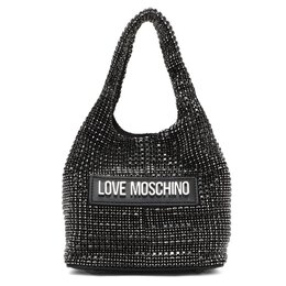 Love Moschino: Чёрная спортивная сумка 