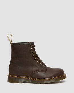 Dr. Martens: Коричневые ботинки  1460