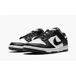 NIKE: Чёрные кроссовки Dunk Low Retro