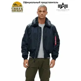 ALPHA INDUSTRIES: Синяя куртка 