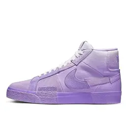 NIKE: Фиолетовые кеды Blazer Mid Premium