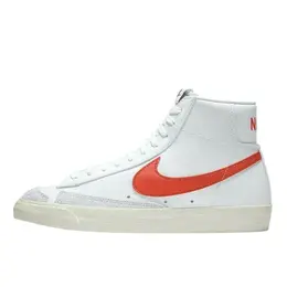 NIKE: Белые кроссовки Blazer Mid