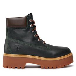 Timberland: Зелёные ботинки