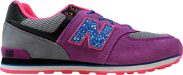 New Balance: Фиолетовые кроссовки  574