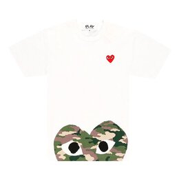 Comme Des Garçons Play: Белая футболка  Heart