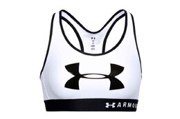 Under Armour: Белый бюстгальтер 