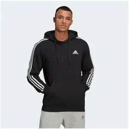 adidas: Чёрная толстовка 