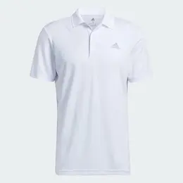 adidas: Белое поло 