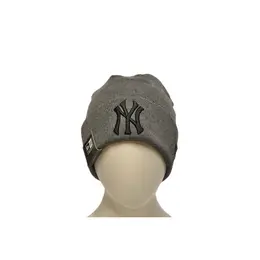 NEW ERA: Серая шапка  NY