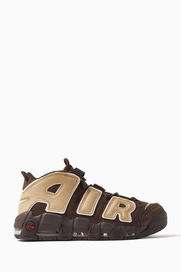 Nike: Коричневые кроссовки Air More Uptempo 96