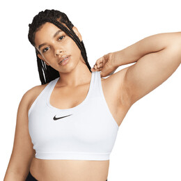 Nike: Белый топ  Dri-FIT Swoosh