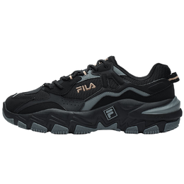 Fila: Чёрные кроссовки 