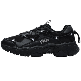 Fila: Чёрные кроссовки 