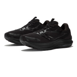 Saucony: Чёрные кроссовки 
