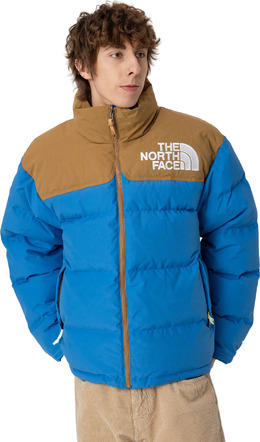 The North Face: Синий пуховик