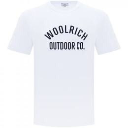 WOOLRICH: Белая футболка 