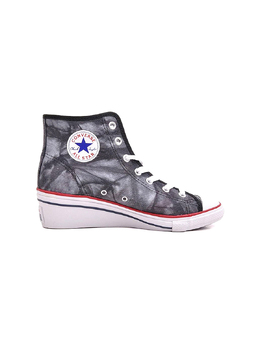 Converse: Серые кеды 