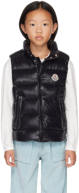 Moncler Enfant: Чёрный жилет 