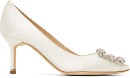 Manolo Blahnik: Белые туфли 