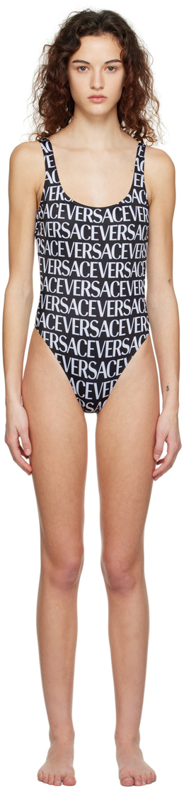 Versace Underwear: Чёрный комбинезон 