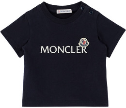 Moncler Enfant: Синяя футболка