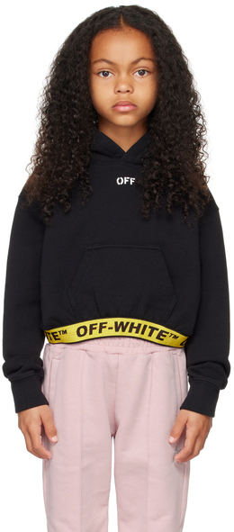 Off-White: Чёрная толстовка 