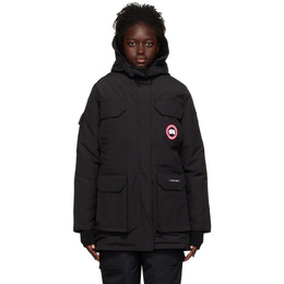 Canada Goose: Чёрный пуховик Expedition