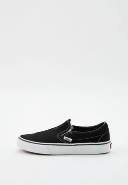 Vans: Чёрные мокасины