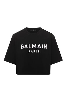 Balmain: Хлопковая футболка 