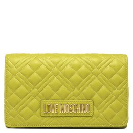 Love Moschino: Зелёный клатч 