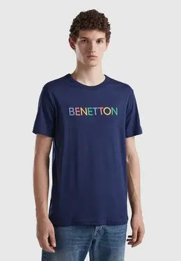 United Colors of Benetton: Синяя футболка