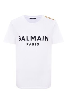 Balmain: Хлопковая футболка 