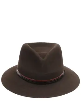 BORSALINO: Коричневая шляпа 