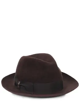 BORSALINO: Коричневая шляпа 