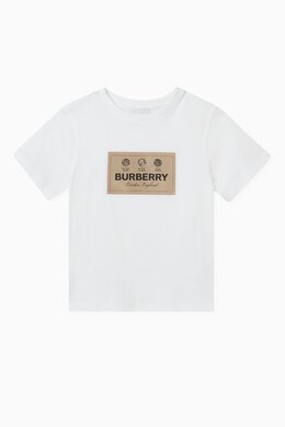 Burberry: Футболка с принтом